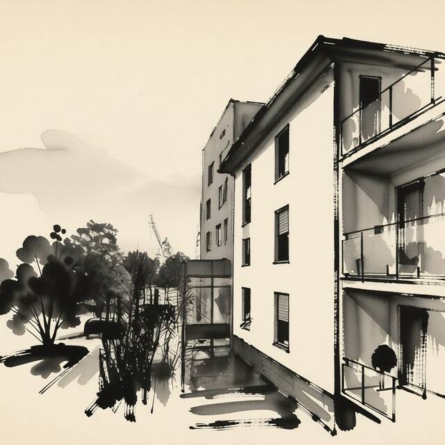 Ilustrační kresba: Wellness Hotel Gondola