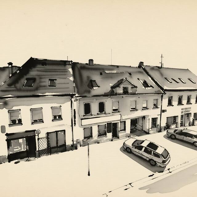 Ilustrační kresba: Pension Nikola