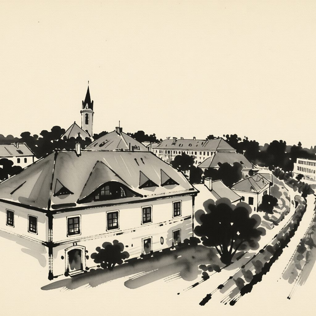 Ilustrační kresba: Penzion U Míšků