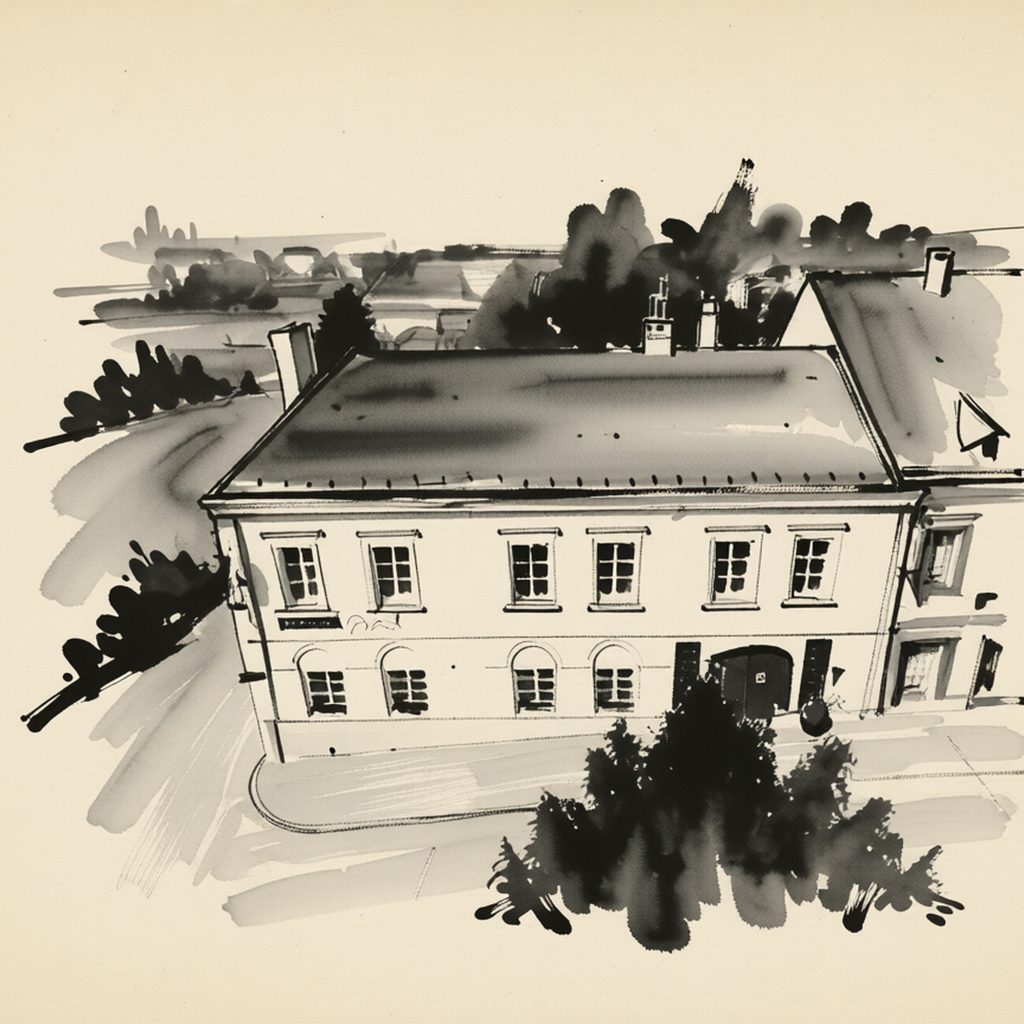 Ilustrační kresba: Boutique hotel Templ