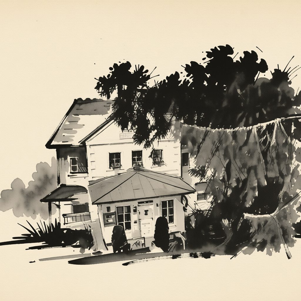 Ilustrační kresba: Hotel KLOR