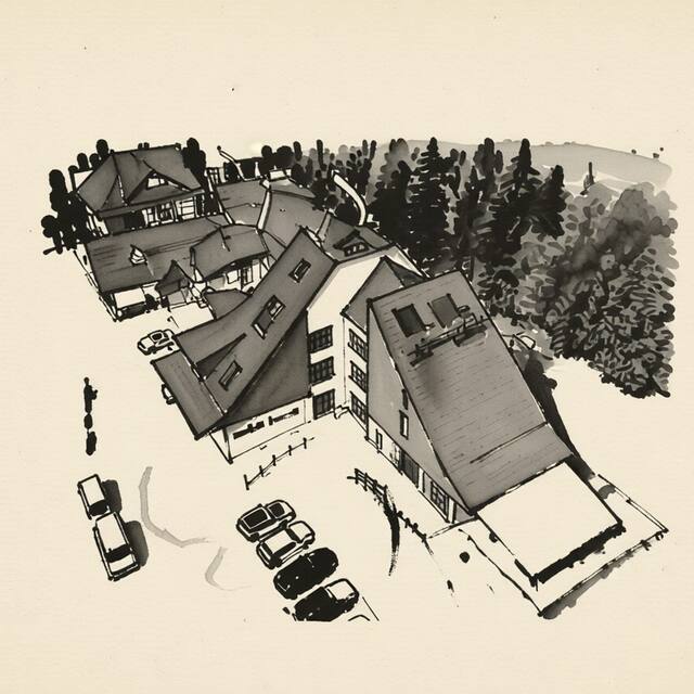 Ilustrační kresba: Wellness & Spa Hotel Horal
