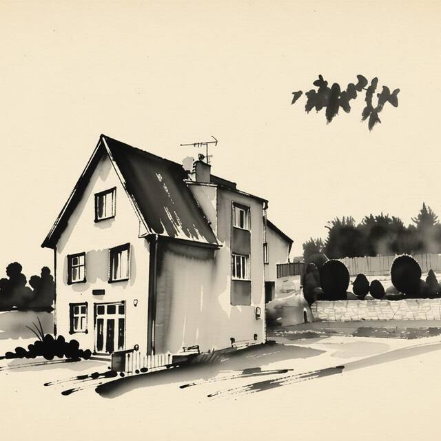 Ilustrační kresba: Penzion Prachov