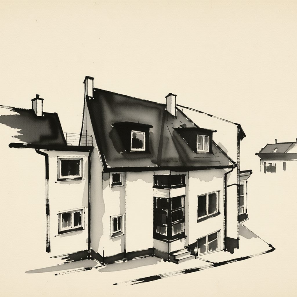 Ilustrační kresba: Penzion U Zvonu
