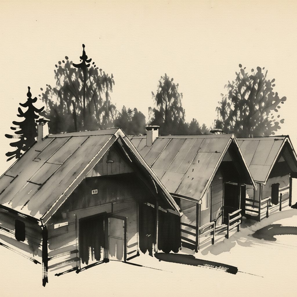 Ilustrační kresba: Hotel Formanka
