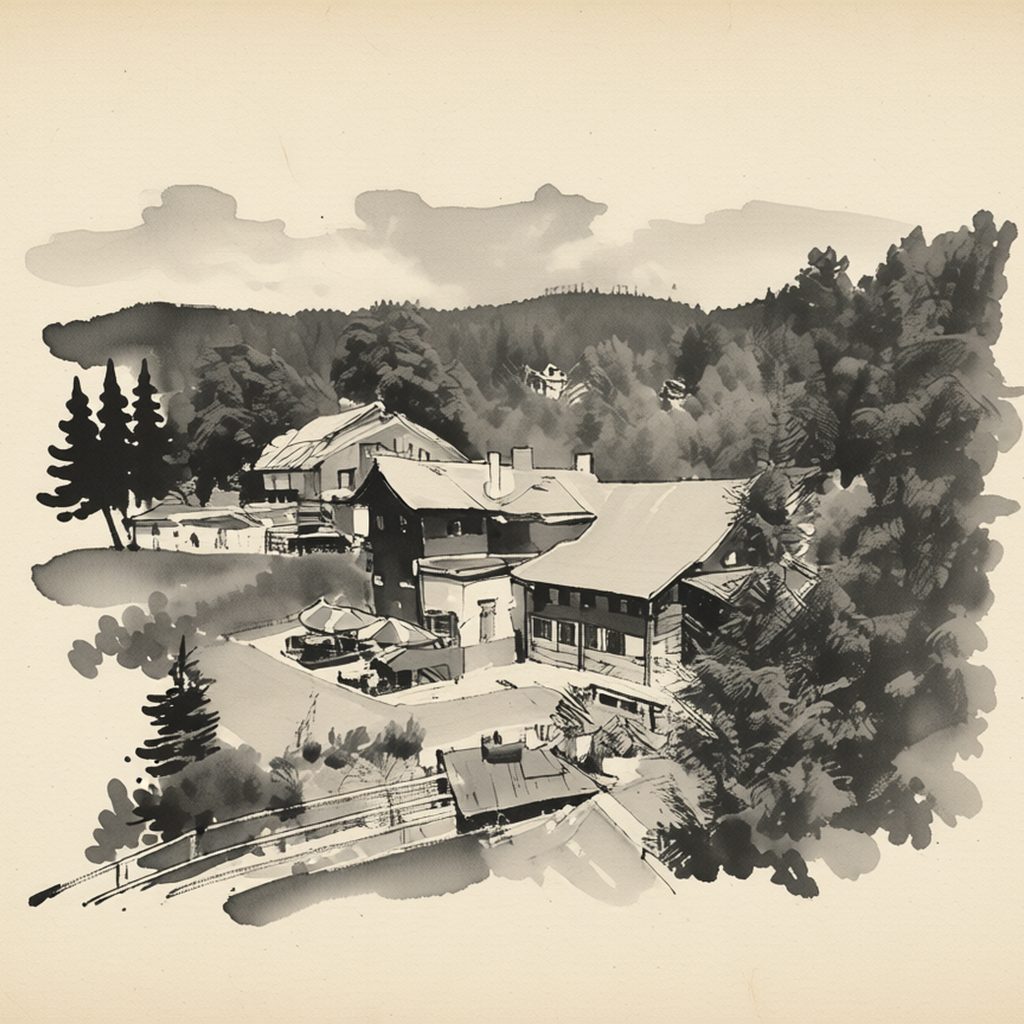 Ilustrační kresba: Chata Jana