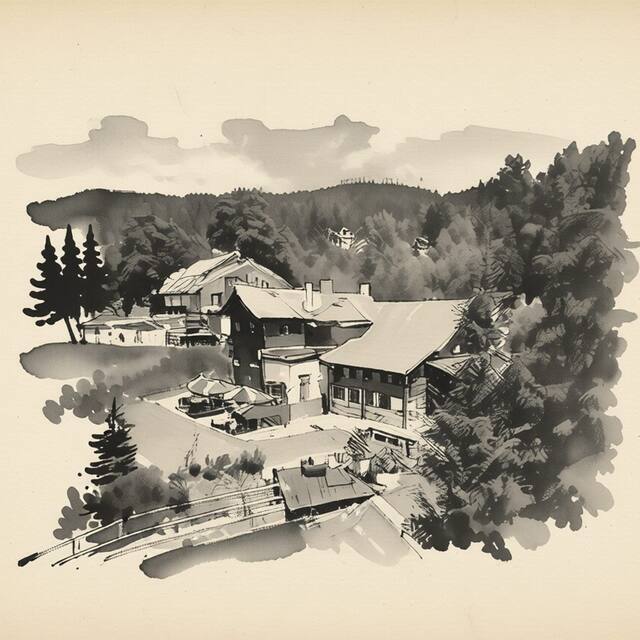Ilustrační kresba: Chata Jana