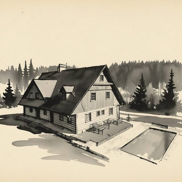 Ilustrační kresba: Pension Pretty