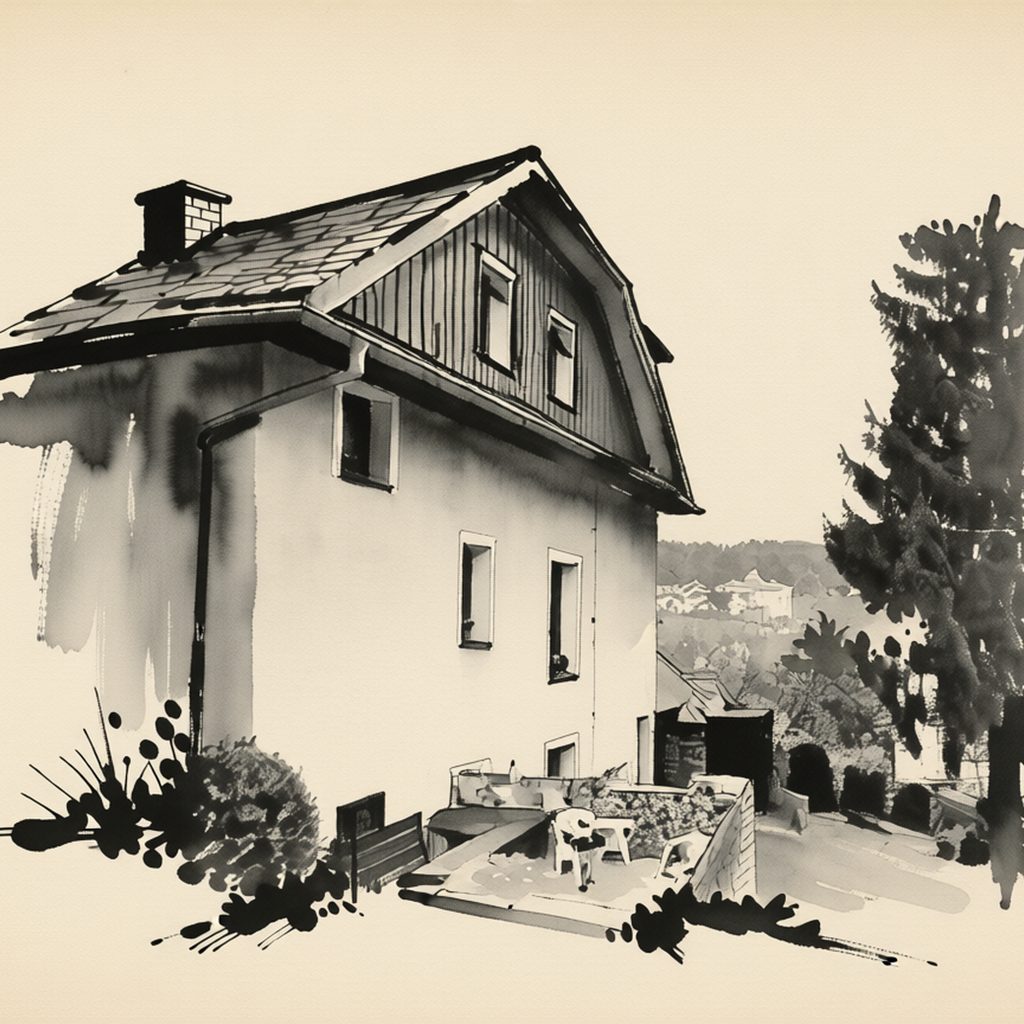 Ilustrační kresba: Apartments Nicol