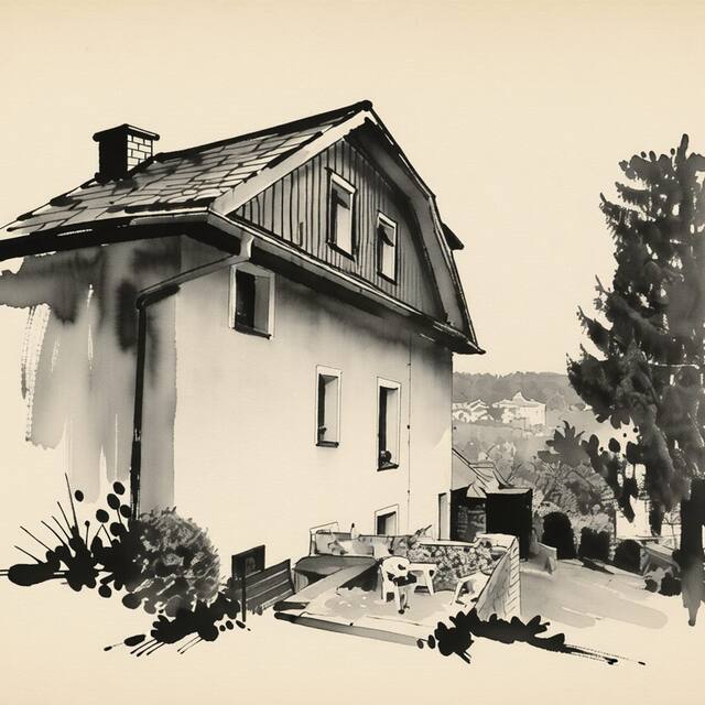 Ilustrační kresba: Apartments Nicol