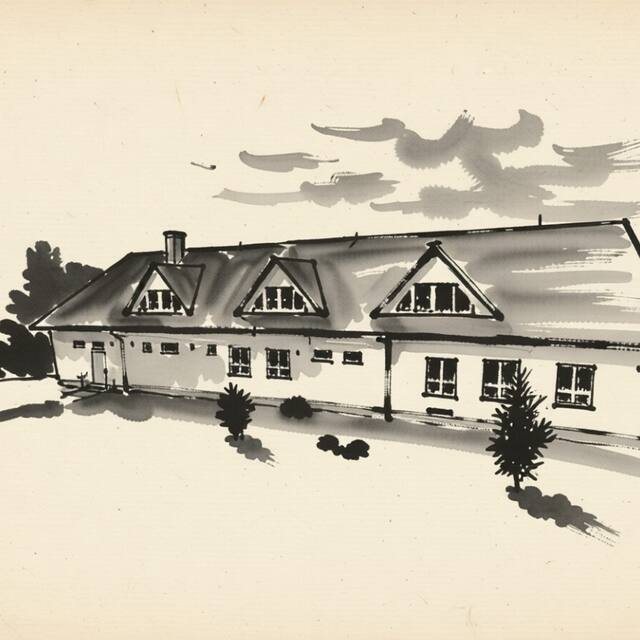 Ilustrační kresba: Restaurace a penzion Pod Sýpkou