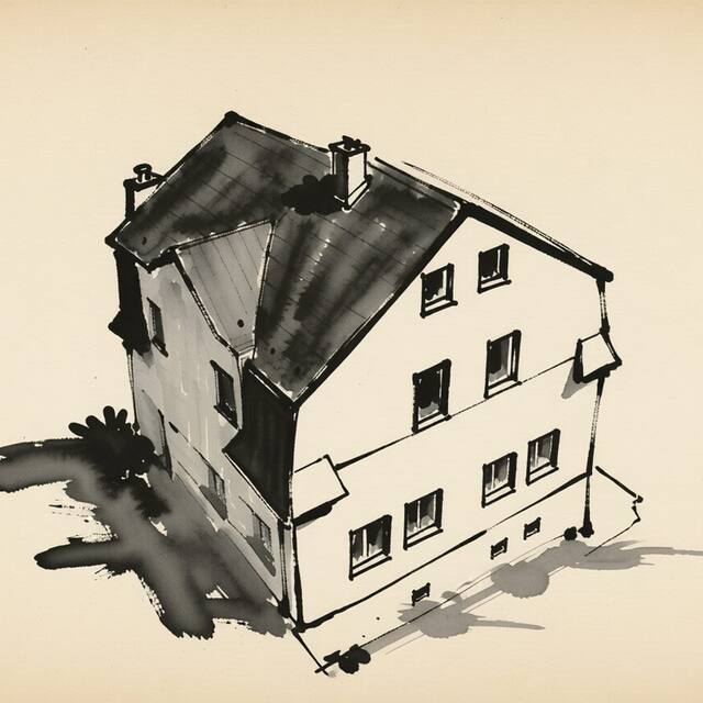 Ilustrační kresba: Penzion Žižka