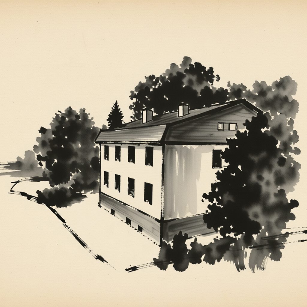 Ilustrační kresba: Penzion MW Sedmihorky
