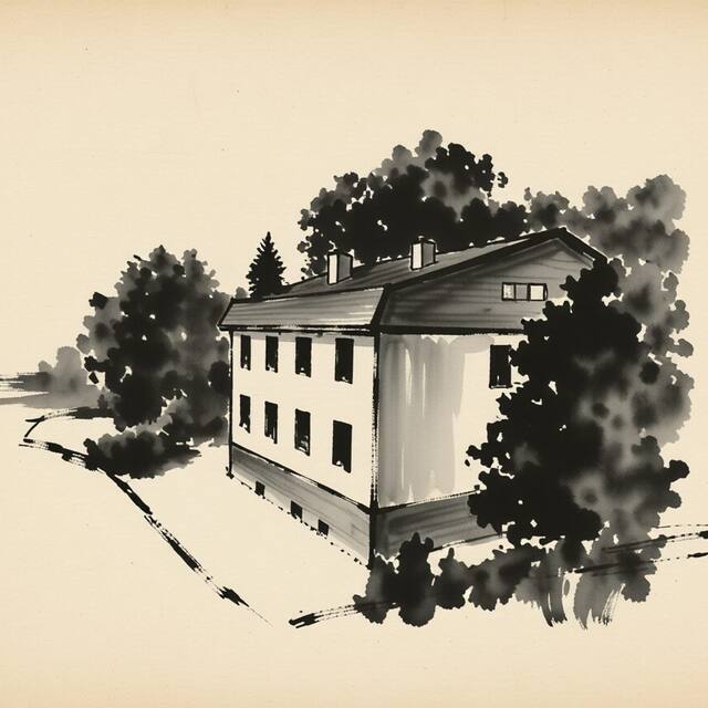 Ilustrační kresba: Penzion MW Sedmihorky