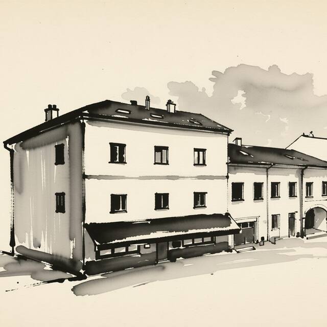 Ilustrační kresba: Hotel U námořníka