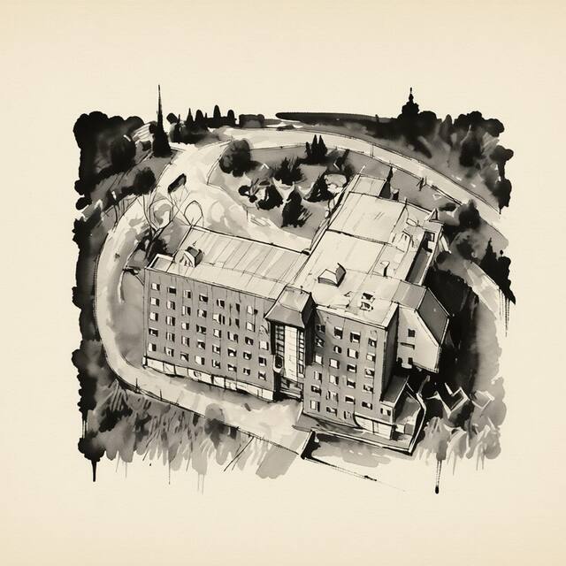 Ilustrační kresba: Wellness Hotel Diana