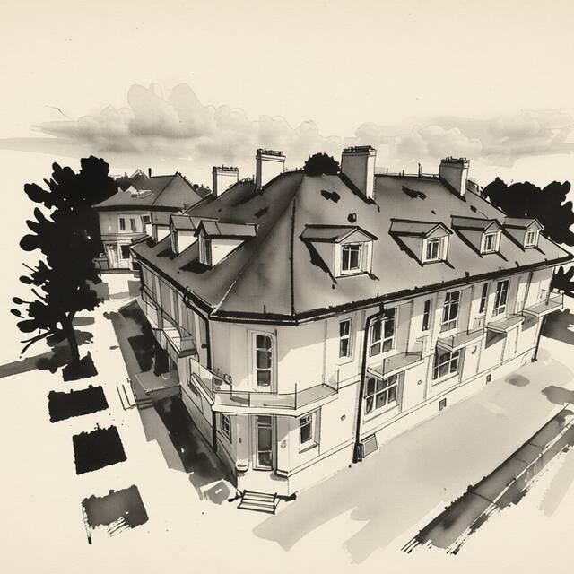 Ilustrační kresba: Hotel U Kapličky