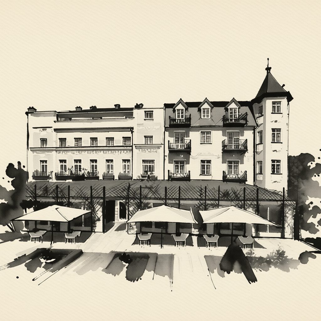Ilustrační kresba: Hotel Bajkal ****