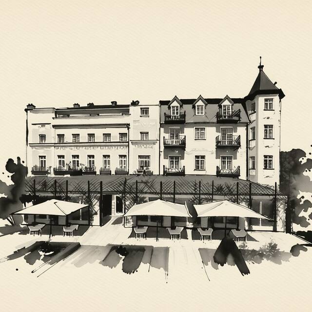 Ilustrační kresba: Hotel Bajkal ****