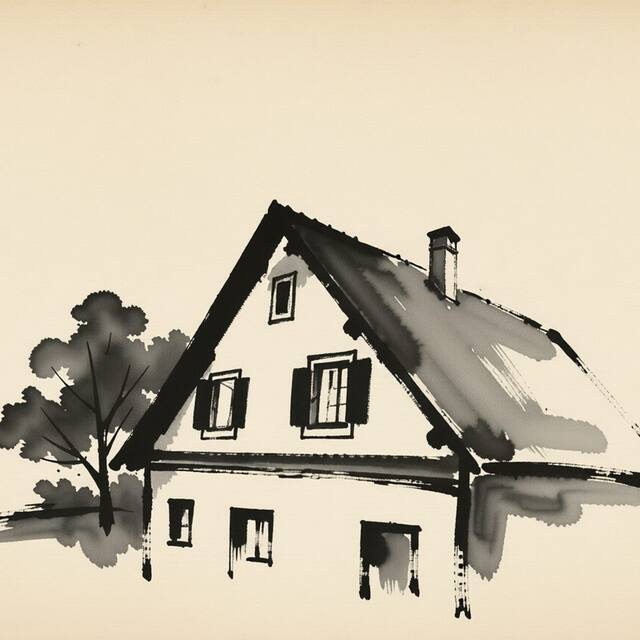 Ilustrační kresba: Villa Conti
