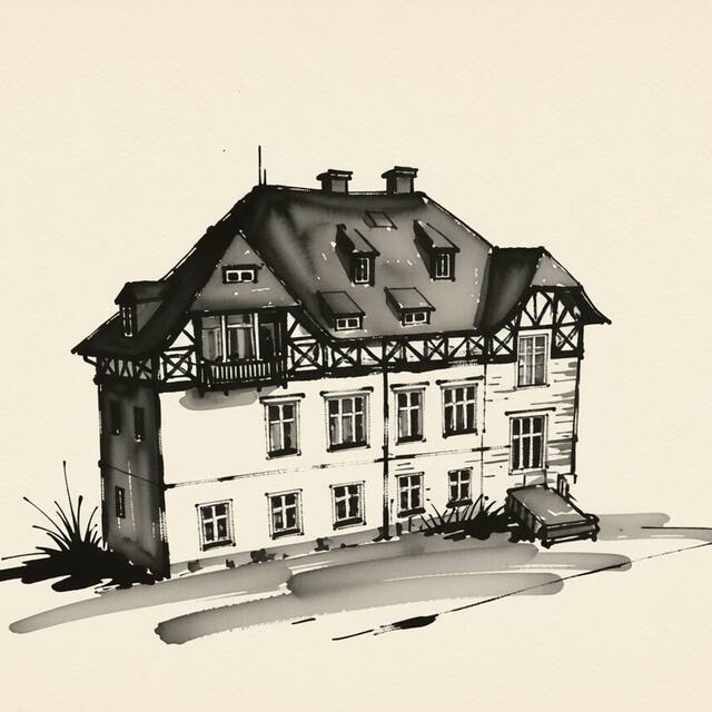 Ilustrační kresba: Sant Georg Garni