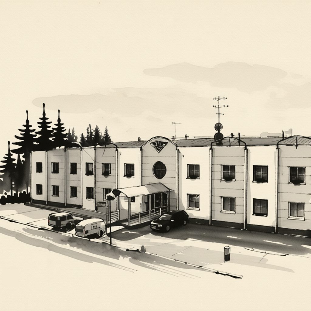 Ilustrační kresba: Wellness Hotel Staré Město