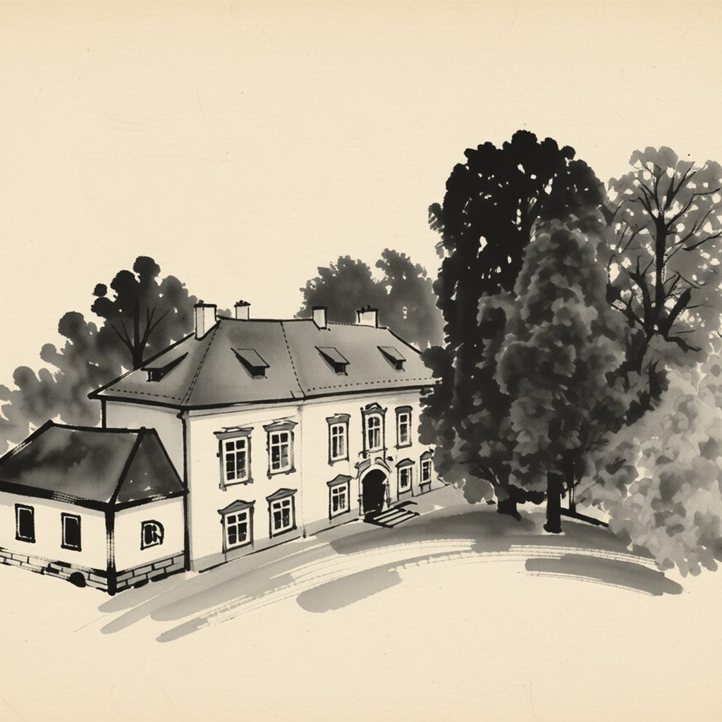 Ilustrační kresba: Zámecký penzion Holiday Park Mlázovy***