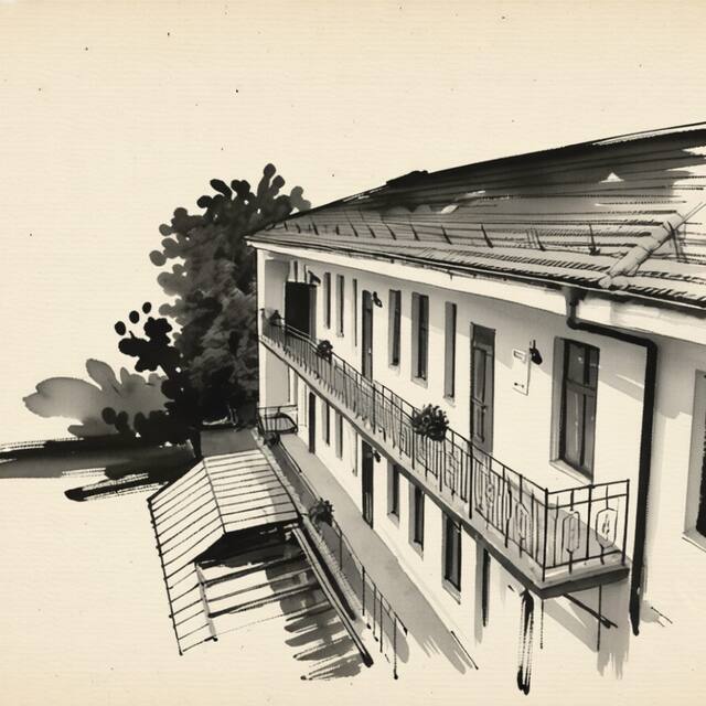 Ilustrační kresba: Anděl Apartments Praha