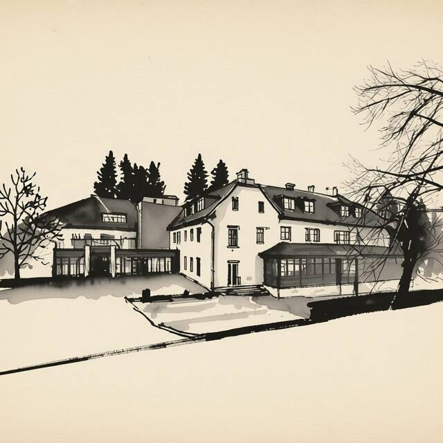 Ilustrační kresba: Wellness Golf Hotel Morris