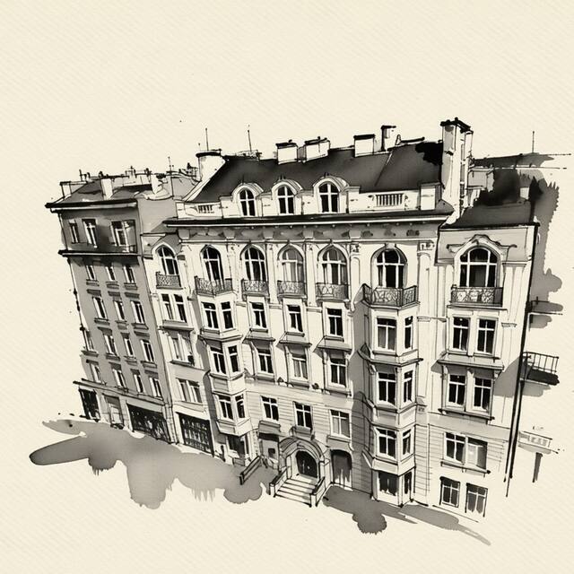 Ilustrační kresba: Design Metropol Hotel Prague