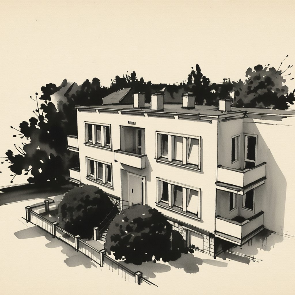 Ilustrační kresba: Luxury Spa & Wellness Vila Valaška
