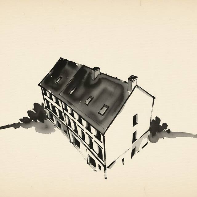 Ilustrační kresba: Penzion U Zvonu