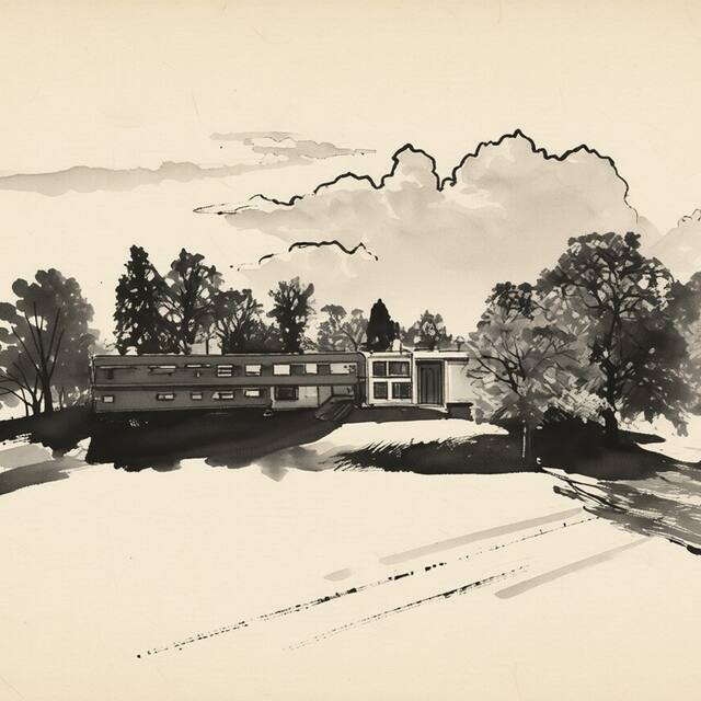 Ilustrační kresba: Hotel Golf Ostrava Silherovice