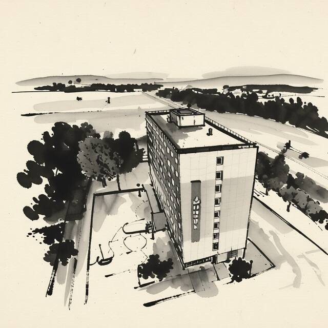 Ilustrační kresba: Amedia Express Prague, Trademark Collection by Wyndham