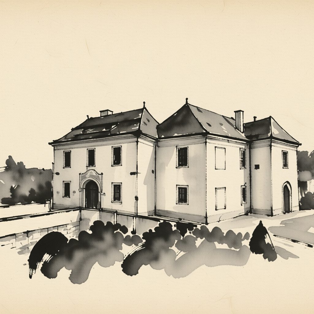 Ilustrační kresba: Penzion U Zámku