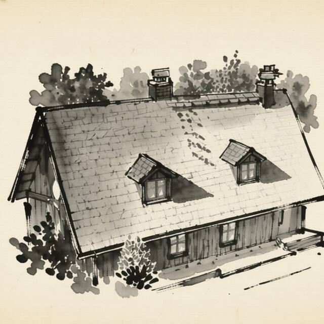 Ilustrační kresba: Chata Apolena