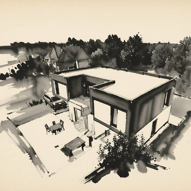 Ilustrační kresba: Volcano Spa Hotel