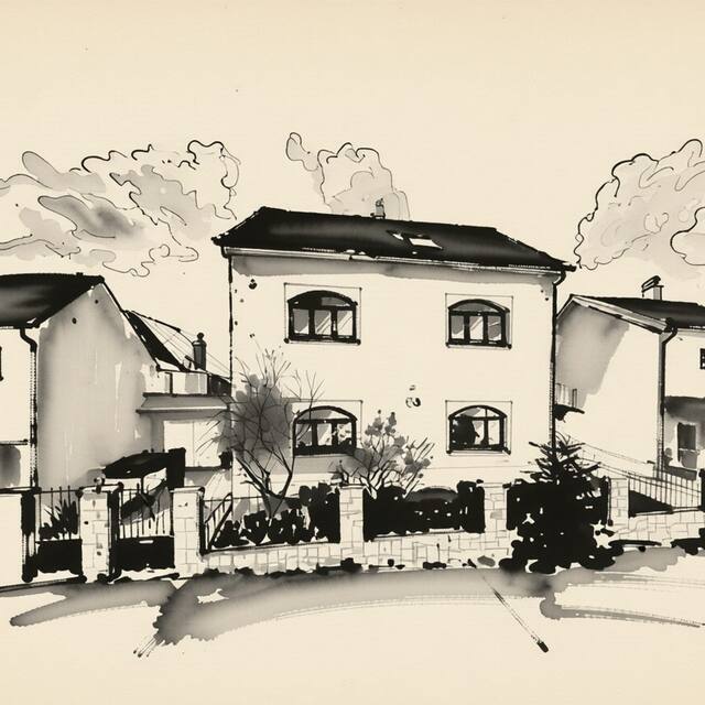 Ilustrační kresba: Suite Ohrada