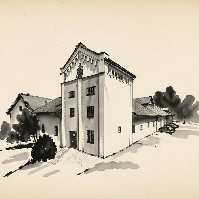 Ilustrační kresba: HOTEL STARÝ PIVOVAR