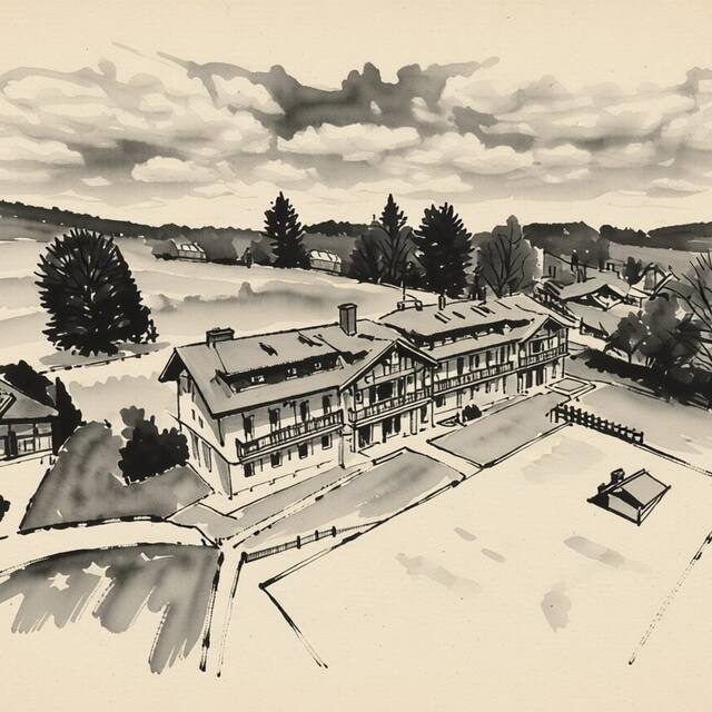 Ilustrační kresba: Hotel Resort Relax