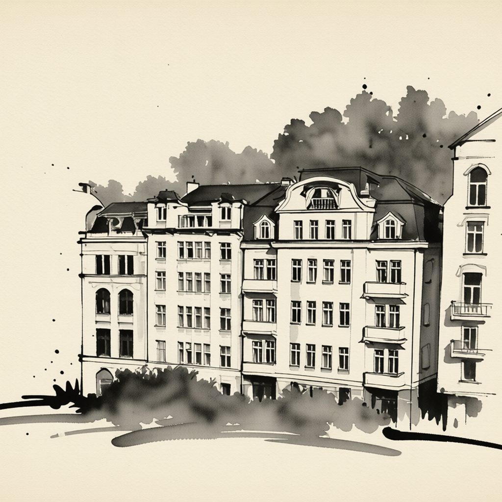 Ilustrační kresba: Olympia Wellness Hotel