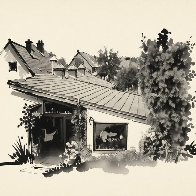 Ilustrační kresba: Pension Anna