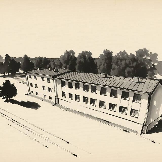 Ilustrační kresba: Penzion ABC