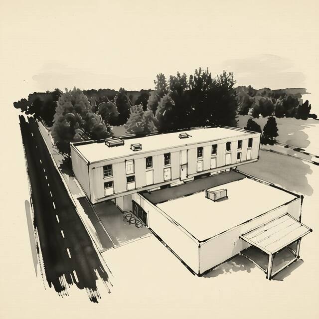 Ilustrační kresba: Sport & Relax Hotel Davidek
