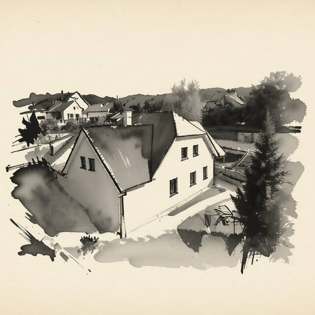 Ilustrační kresba: Penzion Tilia