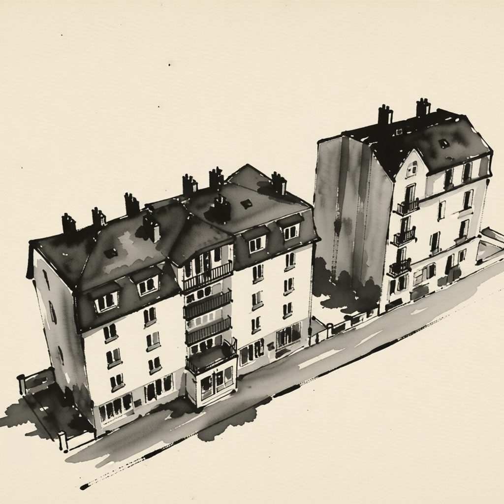 Ilustrační kresba: Kurhotel Brussel