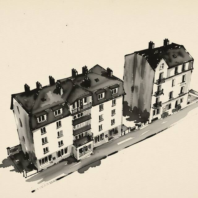 Ilustrační kresba: Kurhotel Brussel