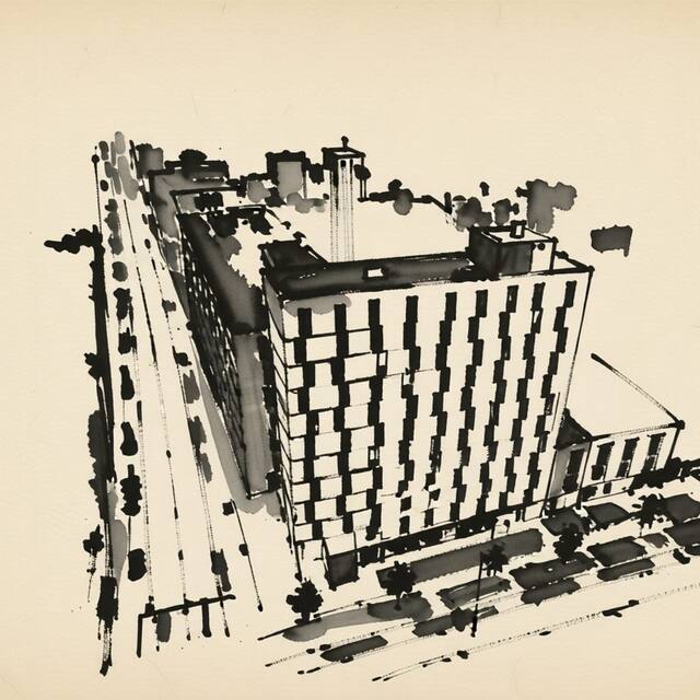 Ilustrační kresba: Clarion Congress Hotel Olomouc