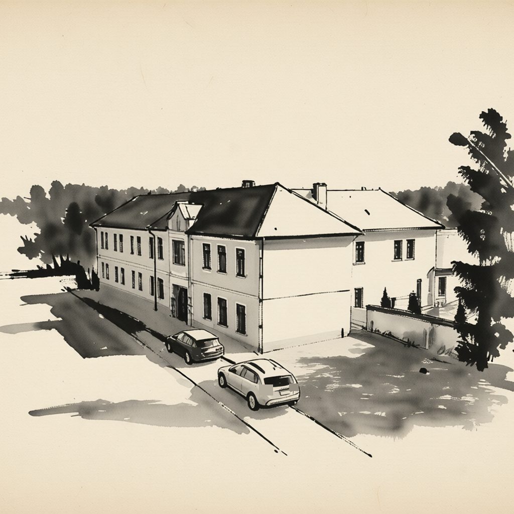 Ilustrační kresba: Penzion u Anděla - Apartmány Purkarec