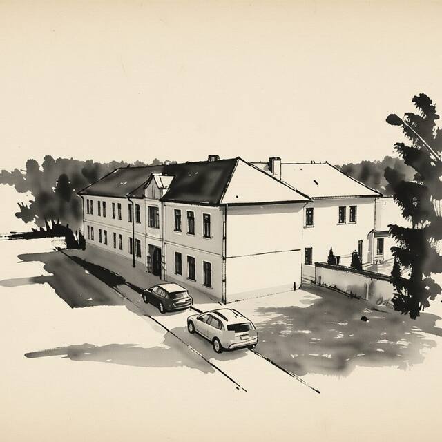 Ilustrační kresba: Penzion u Anděla - Apartmány Purkarec